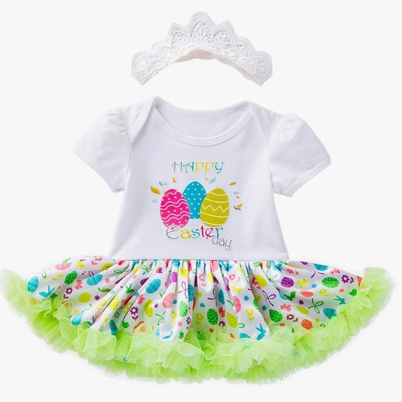 Baby girls Easter dress - Picture 4 of 4